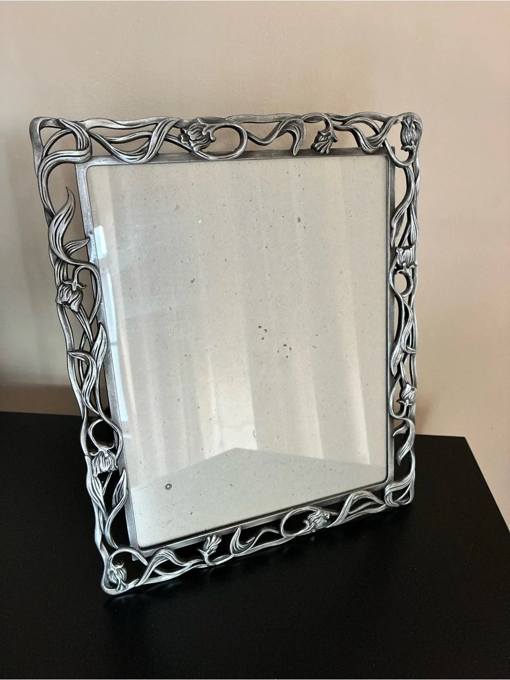 Vintage Ashleigh Manor Pewter Photo Frame, 1990s, 8x10